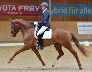 Michael Bugan and Scarlett O' Harrah at the 2017 CDI Wiener Neustadt :: Photo © Rainer Dill