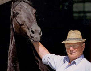 Herbert de Baey with stallion Rubinstein I