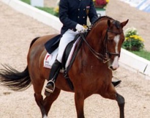 Sjef Janssen and Olympic Bo at the 1993 European Dressage Championships