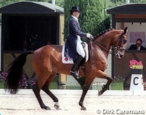 Leida Strijk and Wempe Jewel at the 1994 CDIO Aachen :: Photo © Dirk Caremans