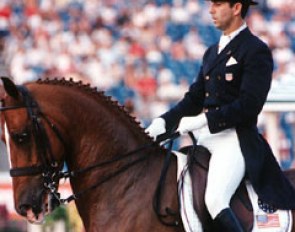 Robert Dover and Devereaux at the 1994 World Equestrian Games :: Photo © Mary Phelps