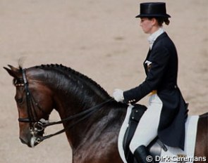 Nicole Uphoff and Rembrandt at the 1995 European Championships in Donaueschingen