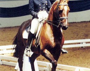 Mary Hanna and Mosaic at the 1996 World Cup Finals in Gothenburg