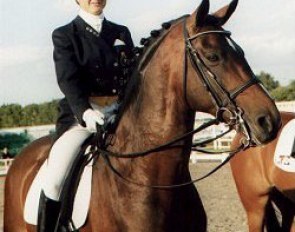 Vicky Smits and Illuster at 1997 Dressage at Hickstead