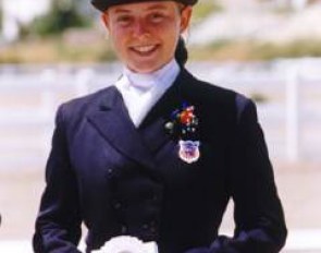 Kate Poulin at the 1998 North American Young Riders Championships :: Photo © Mary Phelps