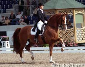 Nadine Capellmann and fabulous Farbenfroh at the CDIO Aachen :: Photo © Mary Phelps