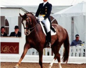 Sabine Rüben on Giovanni at the 1999 CDN Bad Honnef :: Photo © Mary Phelps