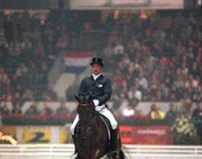 Arjen Teeuwissen and Goliath T at the 1999 CDI-W Mechelen :: Photo © Dirk Caremans