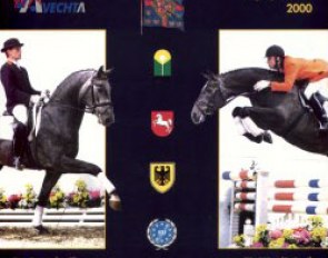 The cover of the auction catalog for the 2000 Oldenburg Spring Elite Auction