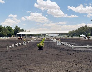 Dressage competition at the dressage stable near Mexico City