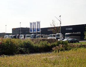 The new home base of Ketterer Trucks in Karlsruhe, Germany