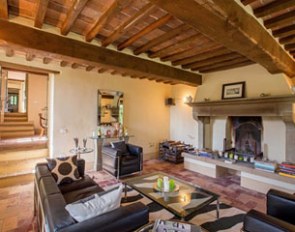 Sitting room with open fire place