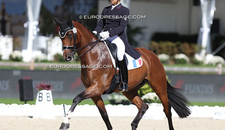 Alexandre Ayache and Jolene at the 2023 European Championships :: Photo © Astrid Appels