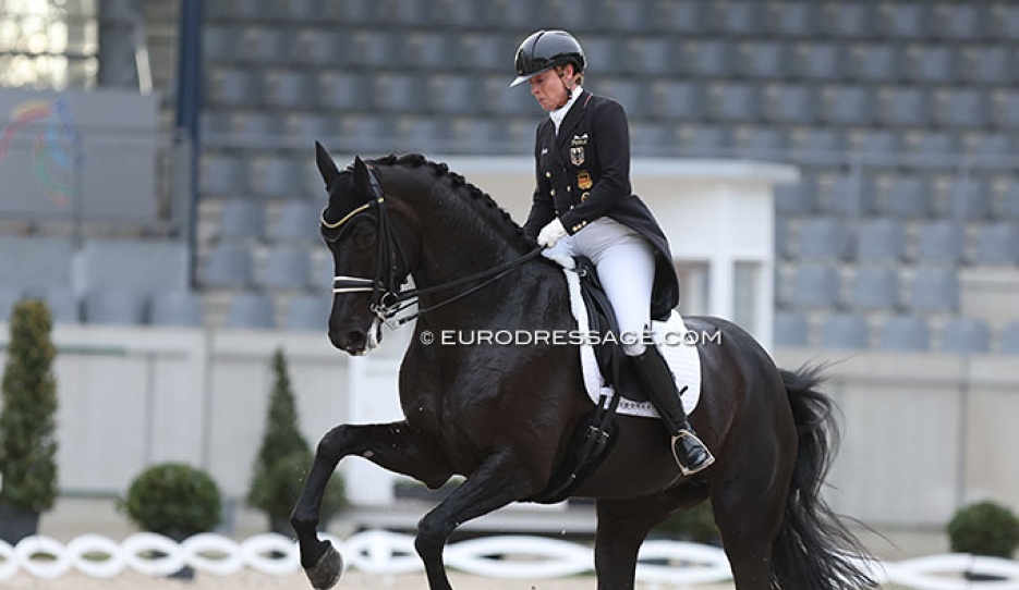 Isabell Werth and Wendy already competed in the Deutsche Bank stadium in Aachen earlier this year in their second CDI as a pair at the Aachen Festival 4 Dressage :: Photo © Astrid Appeld