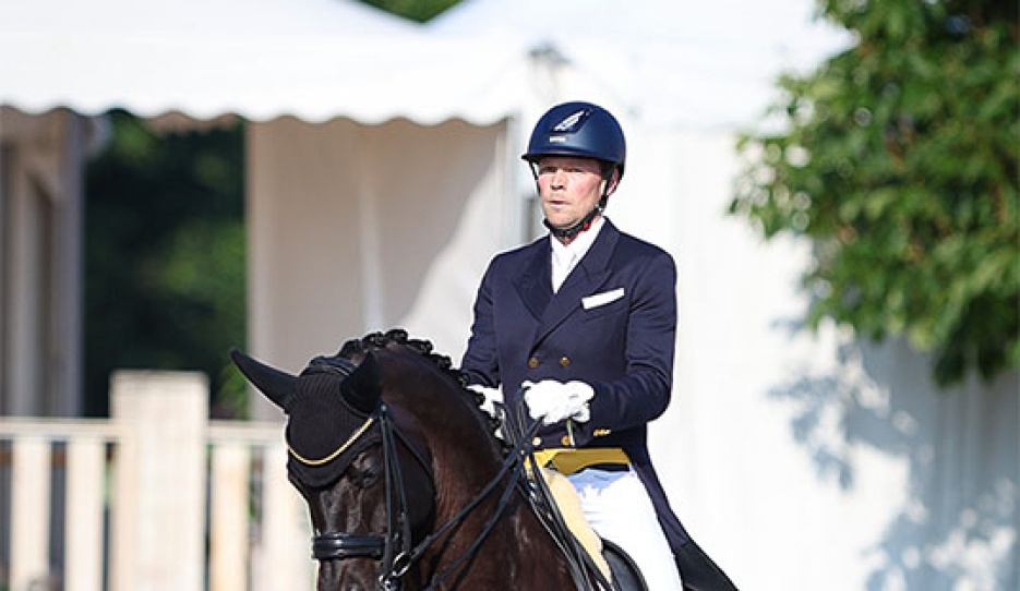 Henri Ruoste and Tiffany's Diamond at the 2024 CDI Hagen in June :: Photo © Astrid Appels