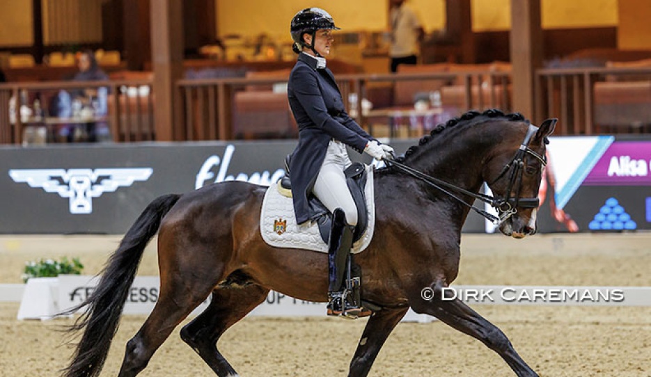 Alisa Glinka and Abercrombie at the 2024 World Cup Finals :: Photo © Dirk Caremans