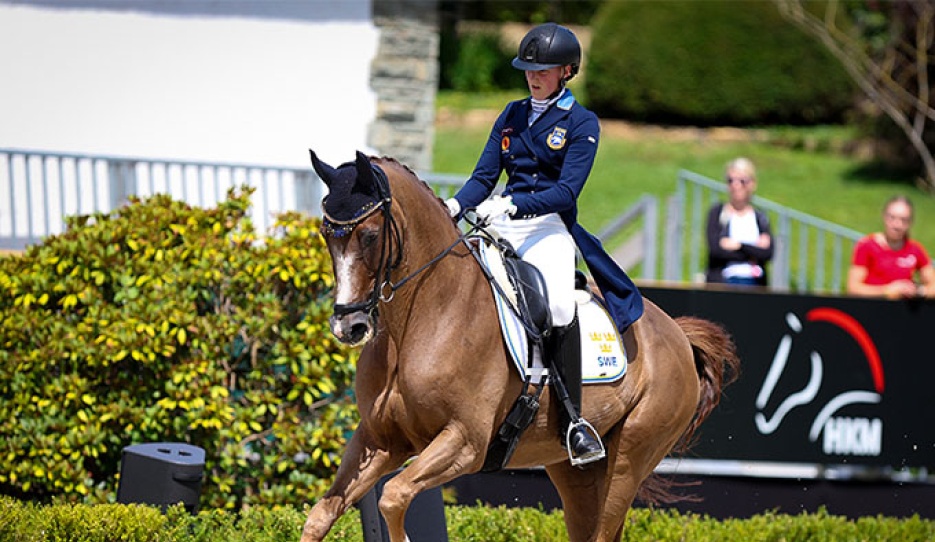Ellen Stymne and Crescendo at the 2023 European Junior Riders Championships :: Photo © Astrid Appels
