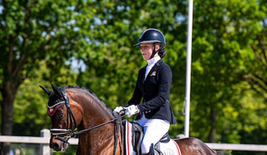 Laura Qvist and Der Kleine Lord at the 2022 CDI Exloo :: Photo © Digishots