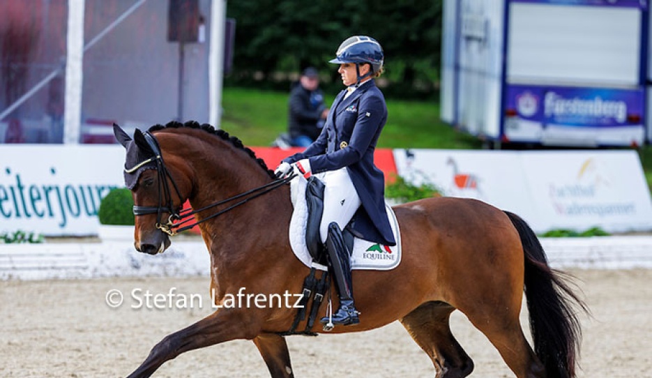 Dorothee Schneider and Barcelo at the 2024 CDI Donaueschingen :: Photos © Stefan Lafrentz