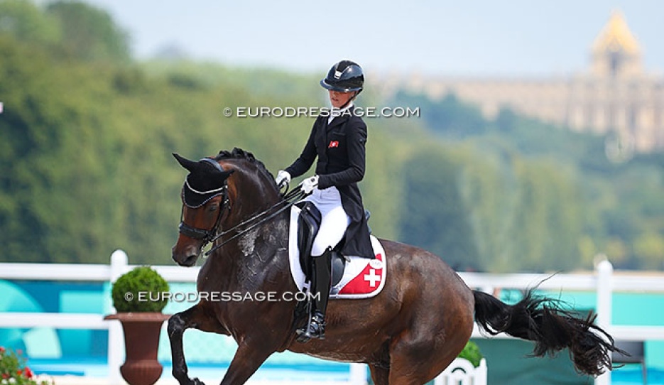 Andrina Suter and Fibonacci at the 2024 Olympic Games in Paris :: Photo © Astrid Appels