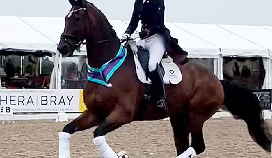 Morgan Haerr and Behroez win the 2024 British Young Riders Championships