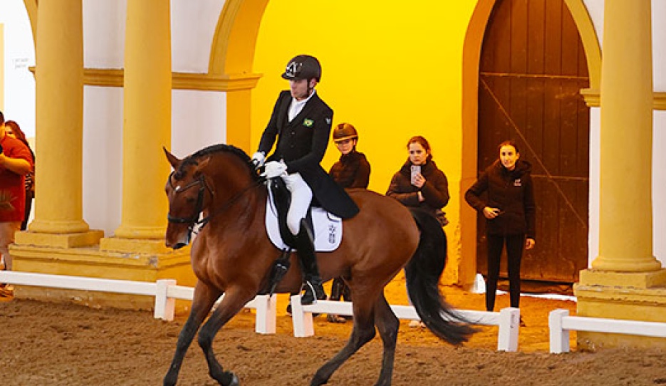 Joao Oliva and Orion de la Gesse at the 2025 CDI Jerez de la Frontera