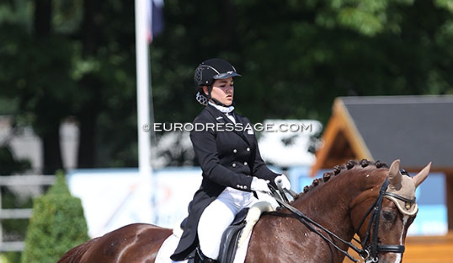 Jazmin Yom-Tov and Duna Luna at the 2017 CDI Roosendaal :: Photo © Astrid Appels