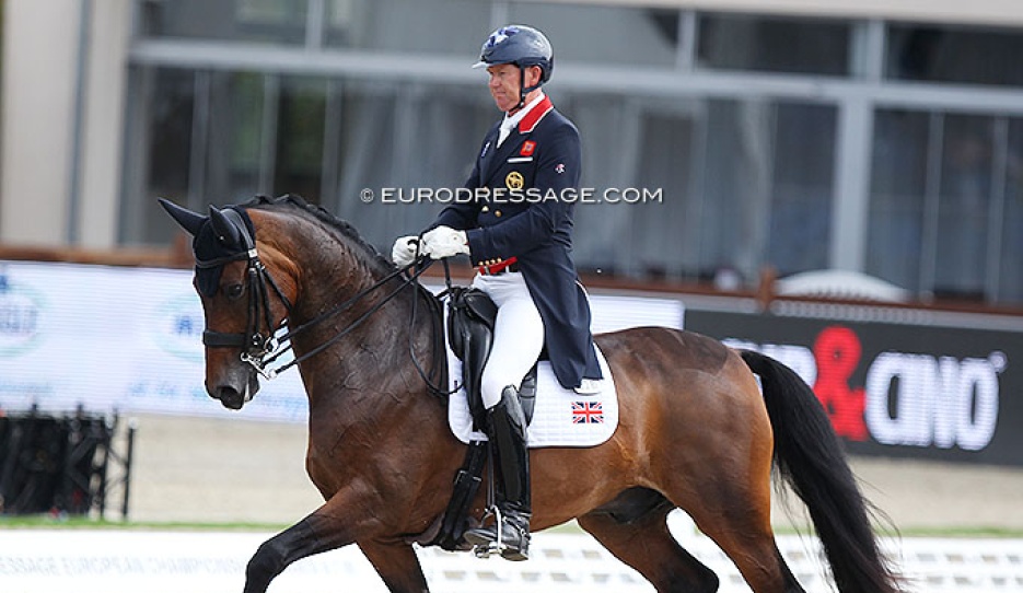 Sintano van Hof Olympia at the 2021 European Championships in Hagen :: Photo © Astrid Appels