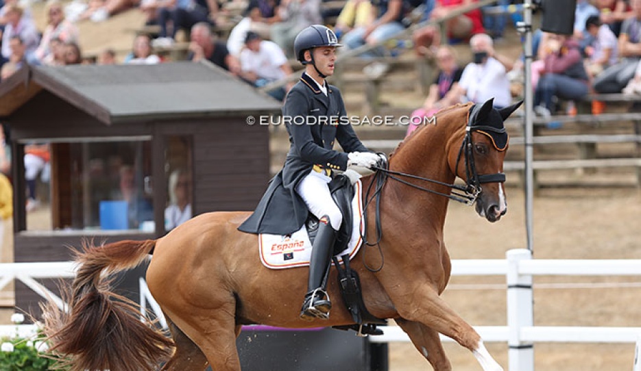 Sergio Moron Basoco and Farnham L at the 2022 European Young Riders Championships :: Photo © Astrid Appels