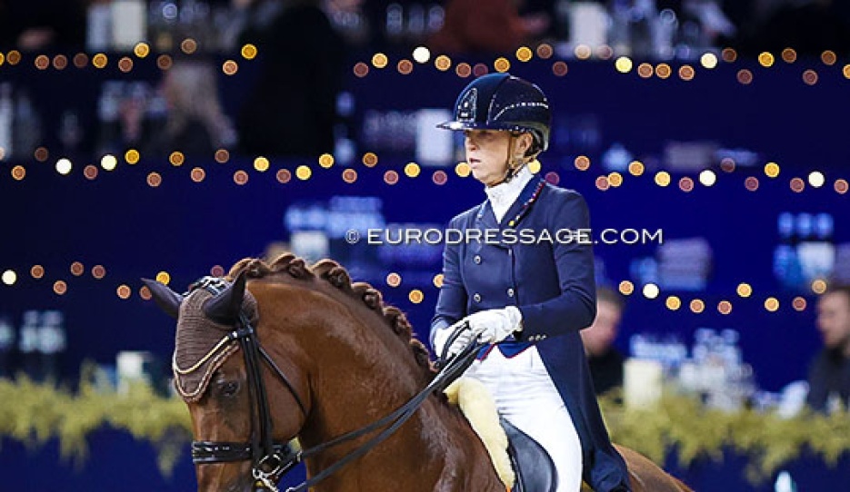Kirsten Brouwer and Foundation RR at the 2022 CDI-W Mechelen :: Photo © Astrid Appels