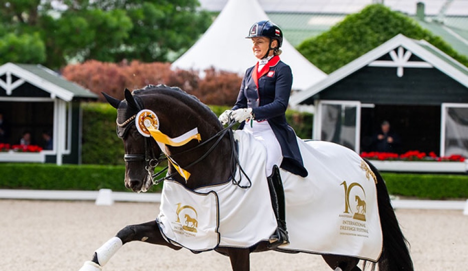 Sandra Sysojeva and Maxima Bella at the 2025 CDI-W Mariakalnok :: Photos © Lukasz Kowalski