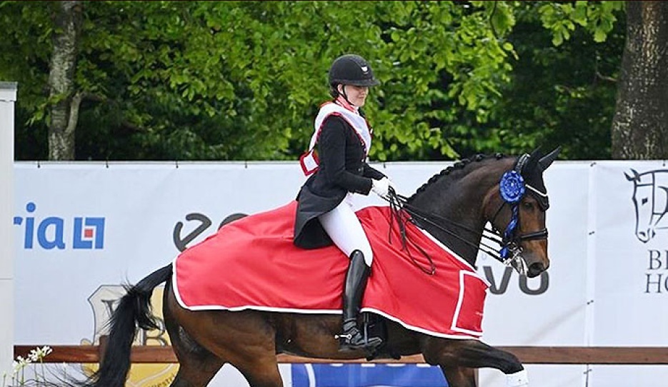 Cathrine Laudrup-Dufour wins her eighth GP title at the 2025 Danish Dressage Championships :: Photo © Ridehesten