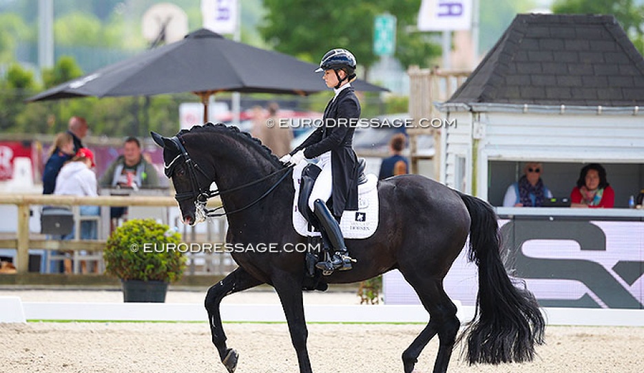 Charlotte Fry made her come back on Everdale after a one-year break at the 2025 CDIO Lier mid May :: Photo © Astrid Appels