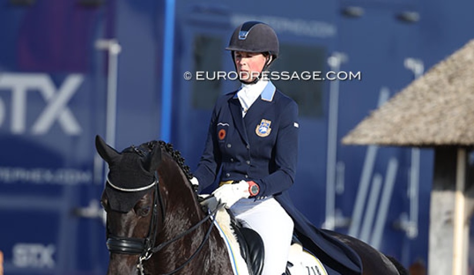 Maria von Essen and Invoice  at the 2025 CDIO Lier :: Photo © Astrid Appels