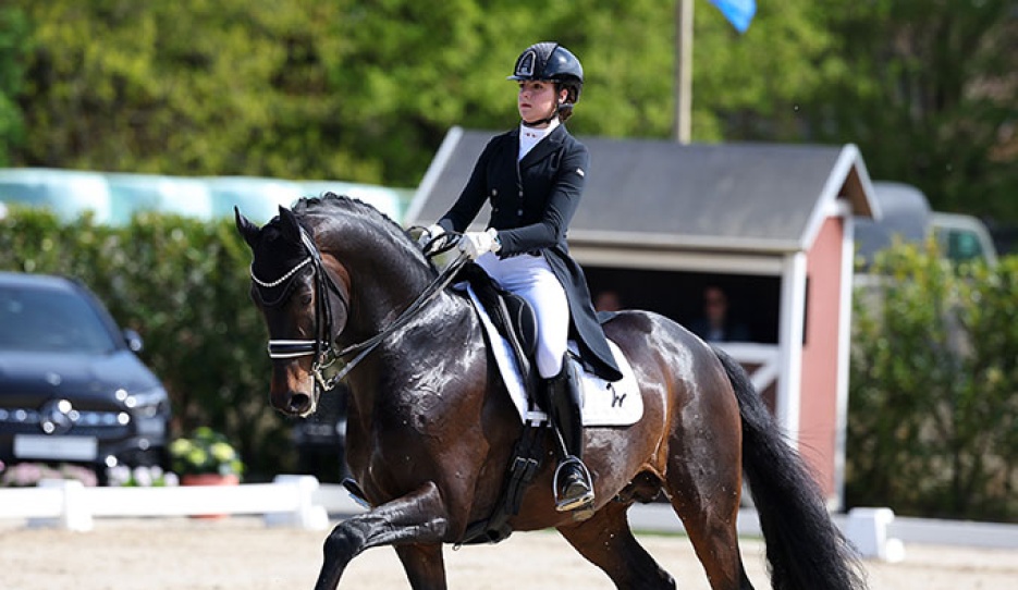Virginia Spönle and Falihandro at the 2025 CDI Sint-Truiden :: Photo © Astrid Appels