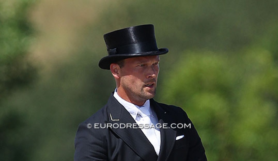 Hendrik Lochthowe at the 2018 CDI Leudelange (before helmets became mandatory) :: Photo © Astrid Appels