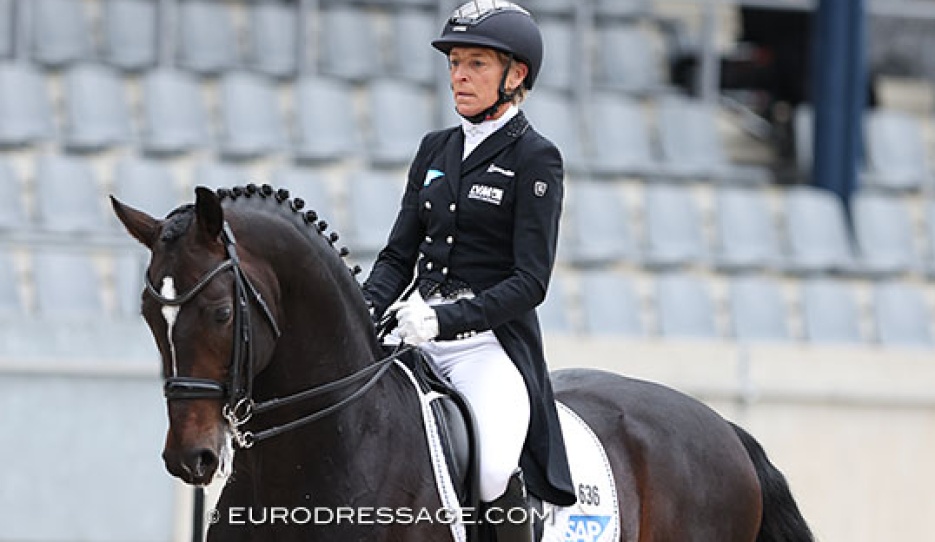 Ingrid Klimke and Freudentänzer at the 2024 CDI Aachen Festival 4 Dressage :: Photo © Astrid Appels