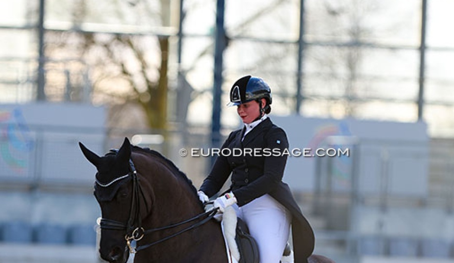 Andrea Timpe on her own Don Carismo at the 2024 CDI Aachen Festival 4 Dressage