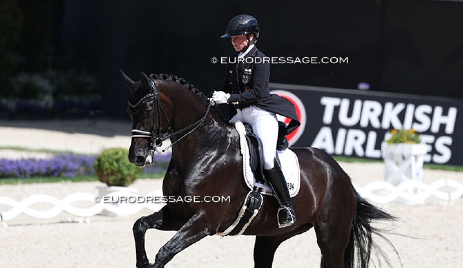 Isabell Werth and Wendy win the 5* Grand Prix at the 2025 CDIO Aachen :: Photo © Astrid Appels