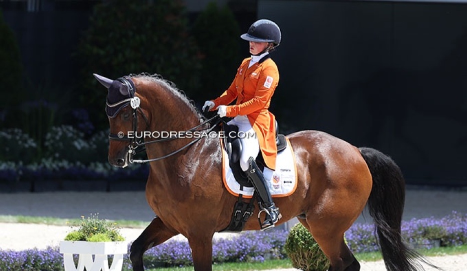 Rowena Weggelaar on Don Quichot at the 2025 CDIO Aachen :: Photo (c) Astrid Appels