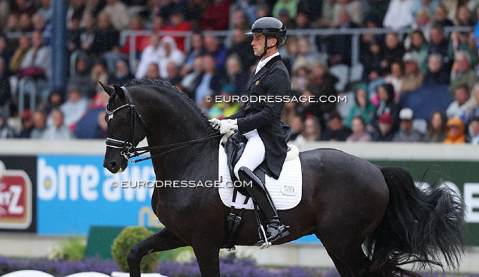 Justin Verboomen and Zonik Plus won the 2025 CDIO Aachen :: Photo © Astrid Appels