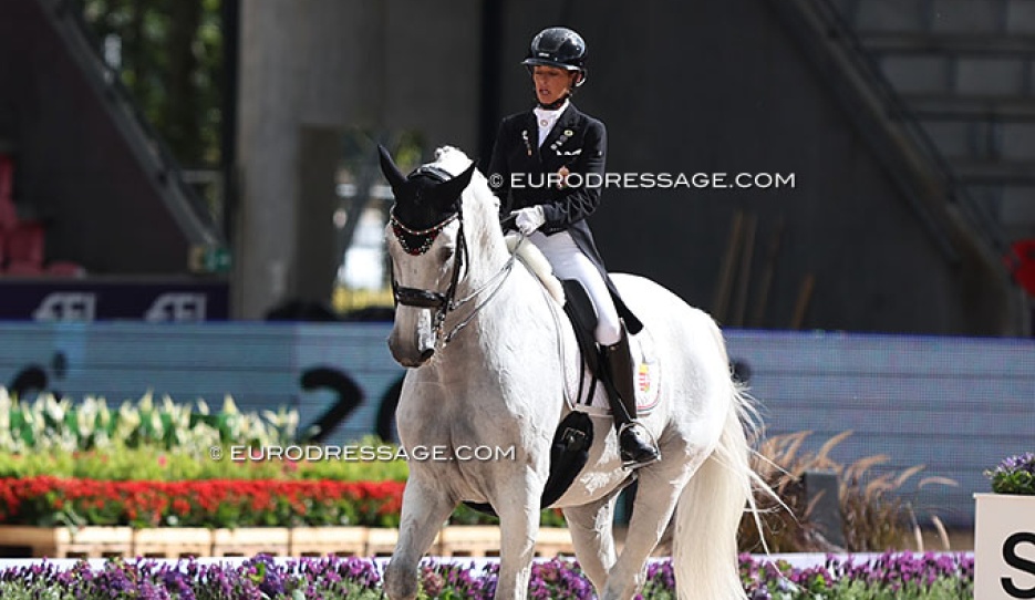 Aniko Komjathy_losonczy and Dior S at the 2022 World Championships in Herning :: Photo © Astrid Appels