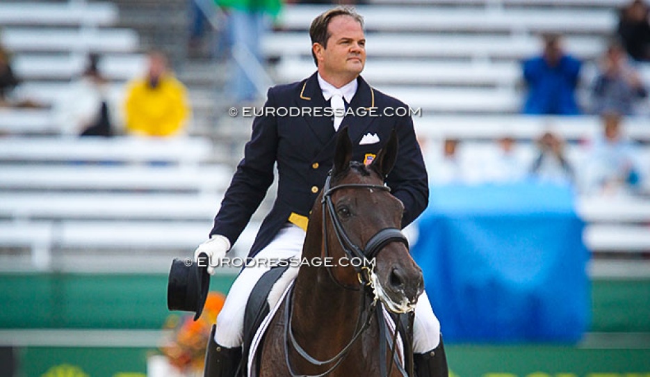 Todd Flettrich and Margaret Duprey's Otto at the 2010 World Equestrian Games in Lexington :: Photo © Astrid Appels