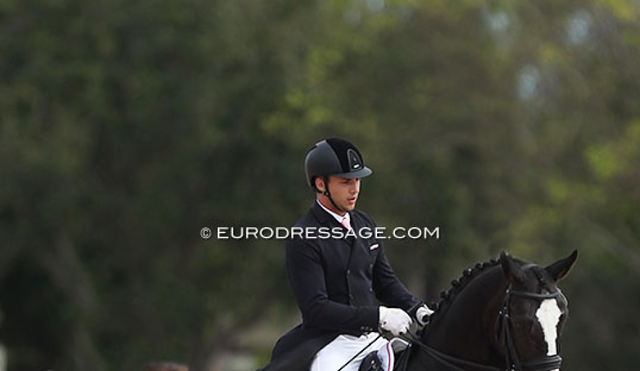 Ben Winger and QC Roberto Cavalli (by Rotspon x Metternich) at the 2019 CDN Wellington :: Photo © Astrid Appels