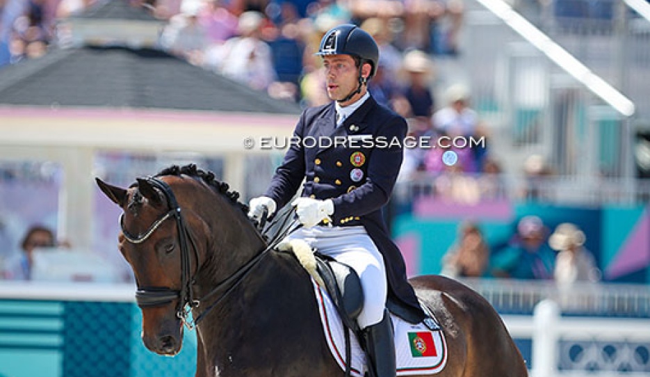 Antonio do Vale on Fine Fellow H at the 2024 Paris Olympics :: Photo © Astrid Appels