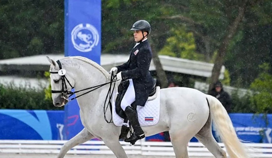 Mauricio Masis on  Arlequin VII at the 2025 Central American Games :: Photo © private