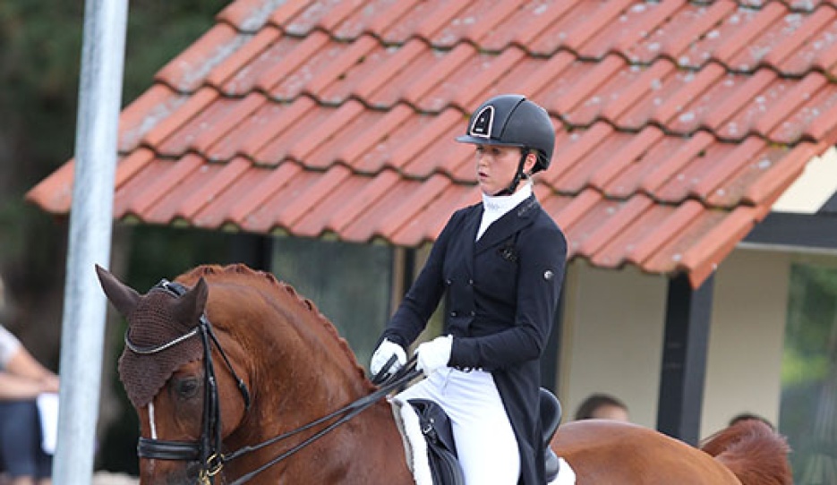Lisa Wernitznig and Quintus at the 2021 CDI Hagen :: Photo © Astrid Appels
