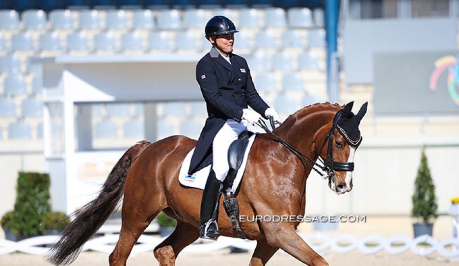 Chalermcharn Yotviriyapanit on Sant Jordi 3 at the 2025 CDI Aachen Festival 4 Dressage :: Photo © Astrid Appels