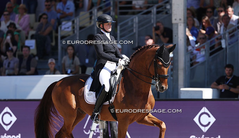 Hemmer and Denoix PCH at the 2025 European Championships in Crozet :: Photo © Astrid Appels