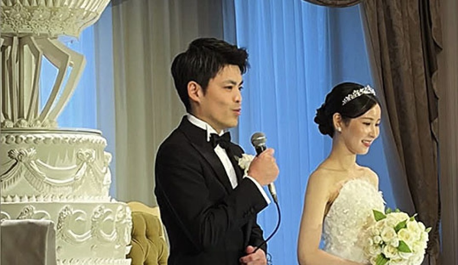 Ryunosuke Kuroda tied the knot